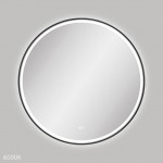 Reba LED Matte Black Framed Mirror, 700mm